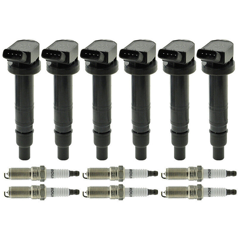 6 Ignition Coil & Iridium Spark Plug Set Fit For ToyotaTacoma 4Runner 4.0L UF495