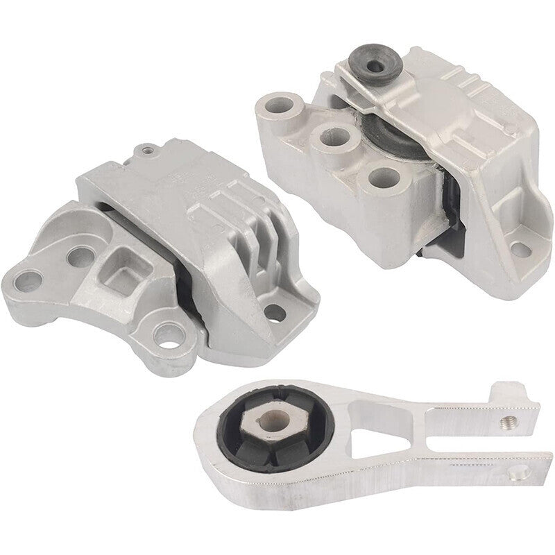 3Pcs Engine Mounts & Transmission Mount Set For Jeep Renegade Fiat 500X L4-2.4L