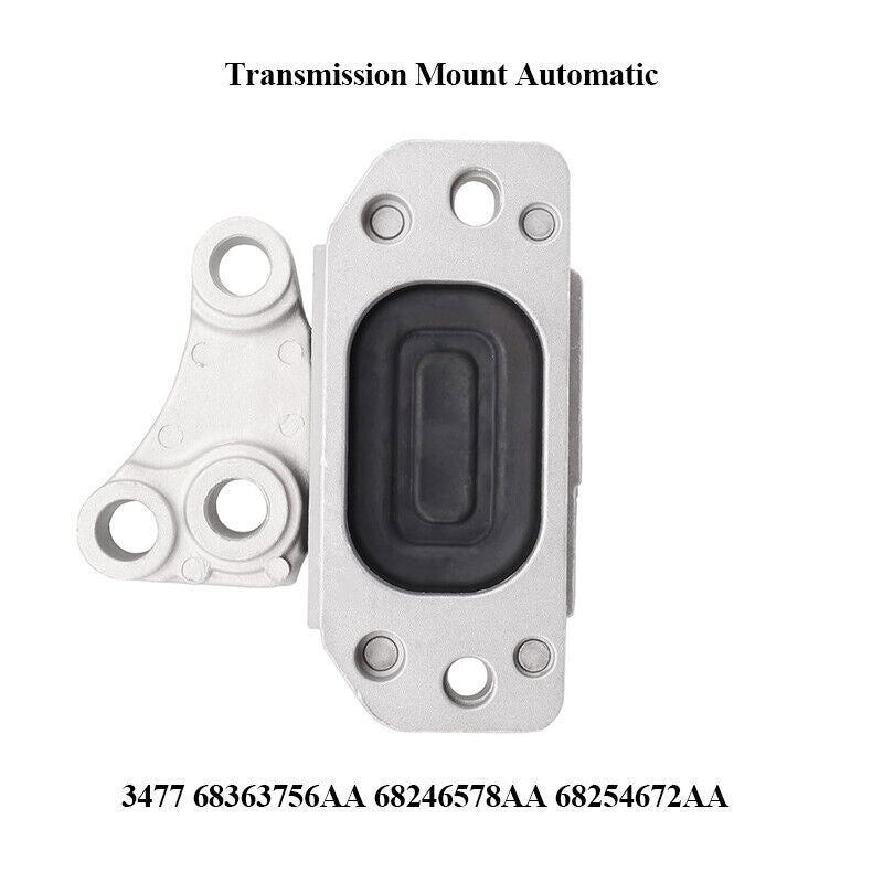 3Pcs Engine Mounts & Transmission Mount Set For Jeep Renegade Fiat 500X L4-2.4L