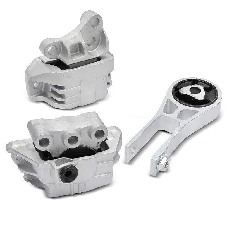 3Pcs Engine Mounts & Transmission Mount Set For Jeep Renegade Fiat 500X L4-2.4L