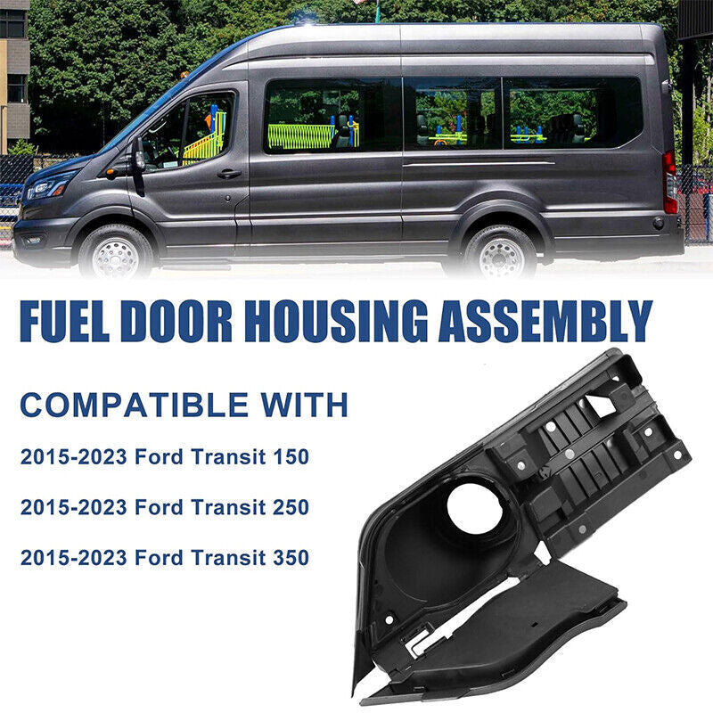 Fit For 15-23 Transit Van Ford Fuel GAS Filler Door Housing Pocket w/ Hinge 150