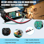 For RV WF-8955-AD-MBA 55Amp Converter 12VDC Main Board Assembly Replacement Unit