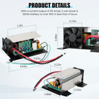 For RV WF-8955-AD-MBA 55Amp Converter 12VDC Main Board Assembly Replacement Unit
