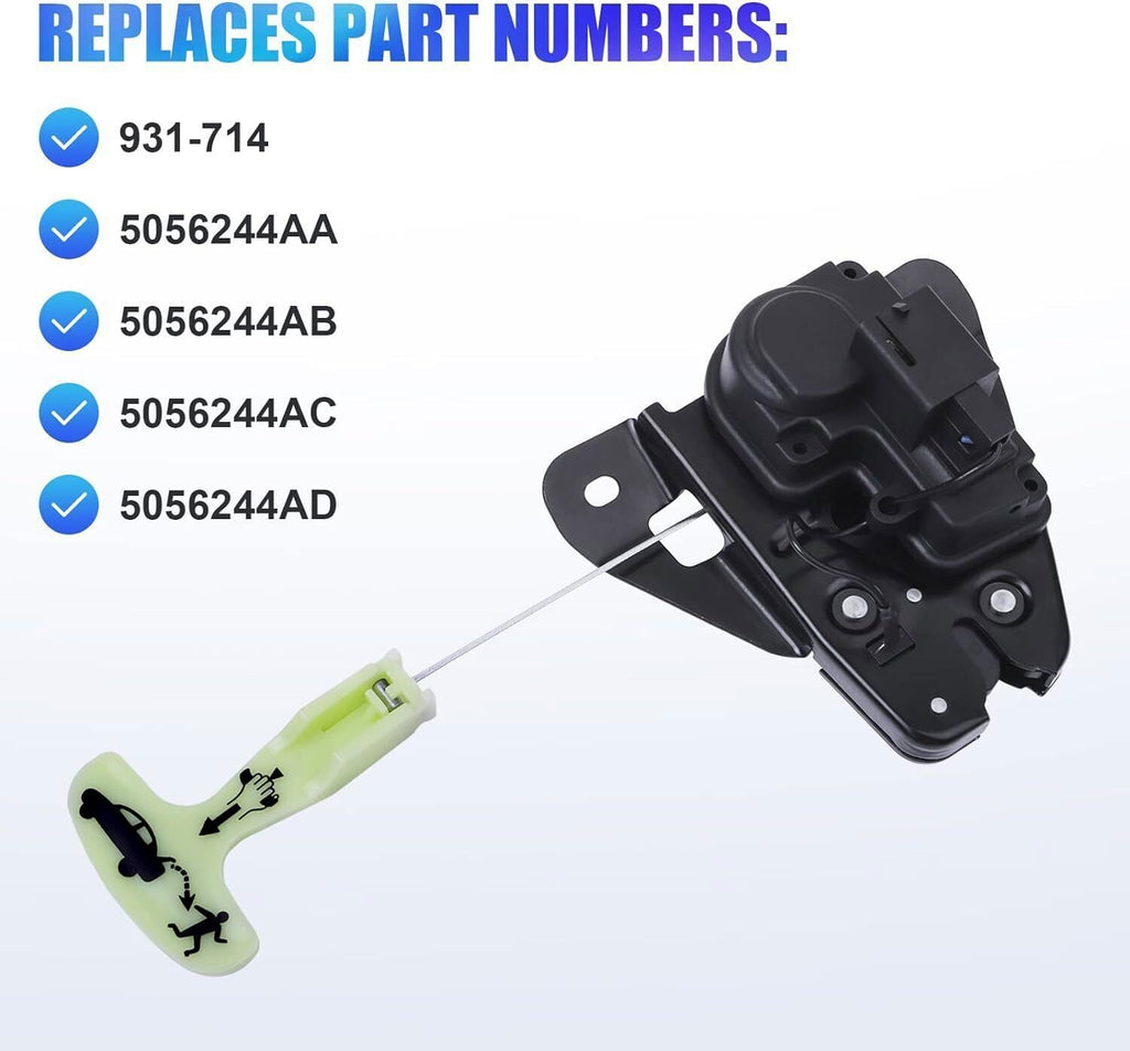 Tailgate Lock Trunk Latch Actuator Motor For Dodge Charger Chrysler 5056244AA