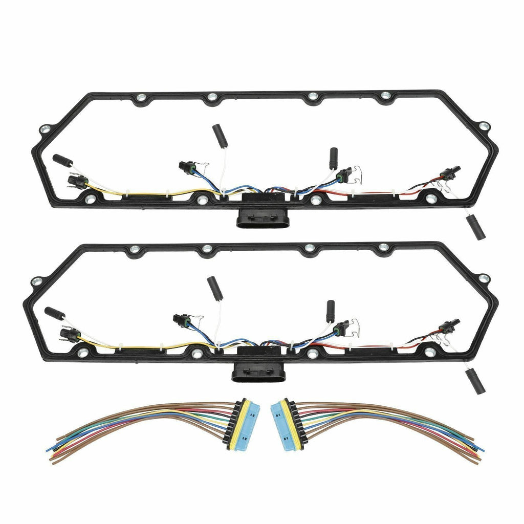 Diesel Valve Cover Gasket & Injector & Glow Plug Harness Kit for 98-03 Ford 7.3L
