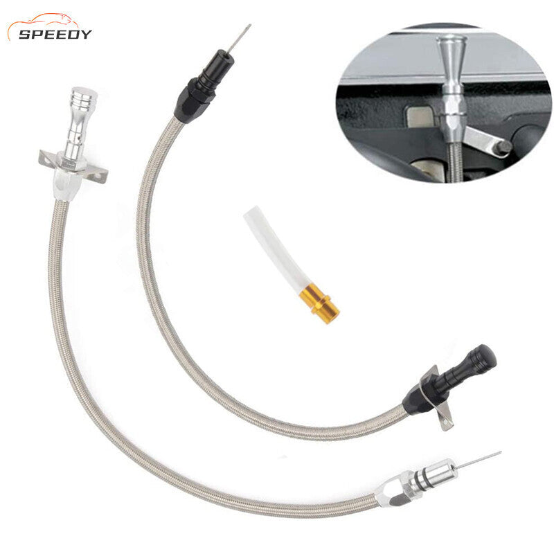 Flexible Stainless Transmission Dipstick Fit for Chevy TH-350/TH-400 Turbo SBC
