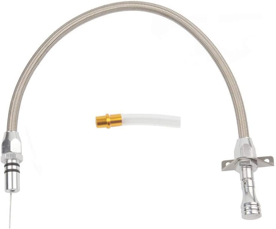 Flexible Stainless Transmission Dipstick Fit for Chevy TH-350/TH-400 Turbo SBC