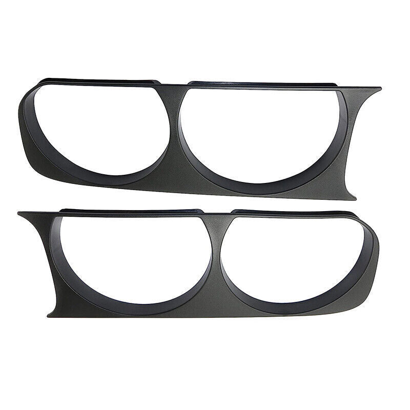 Pair For Dodge Challenger 2008-2014 Headlight Bezel Trim Cover Left+Right Side