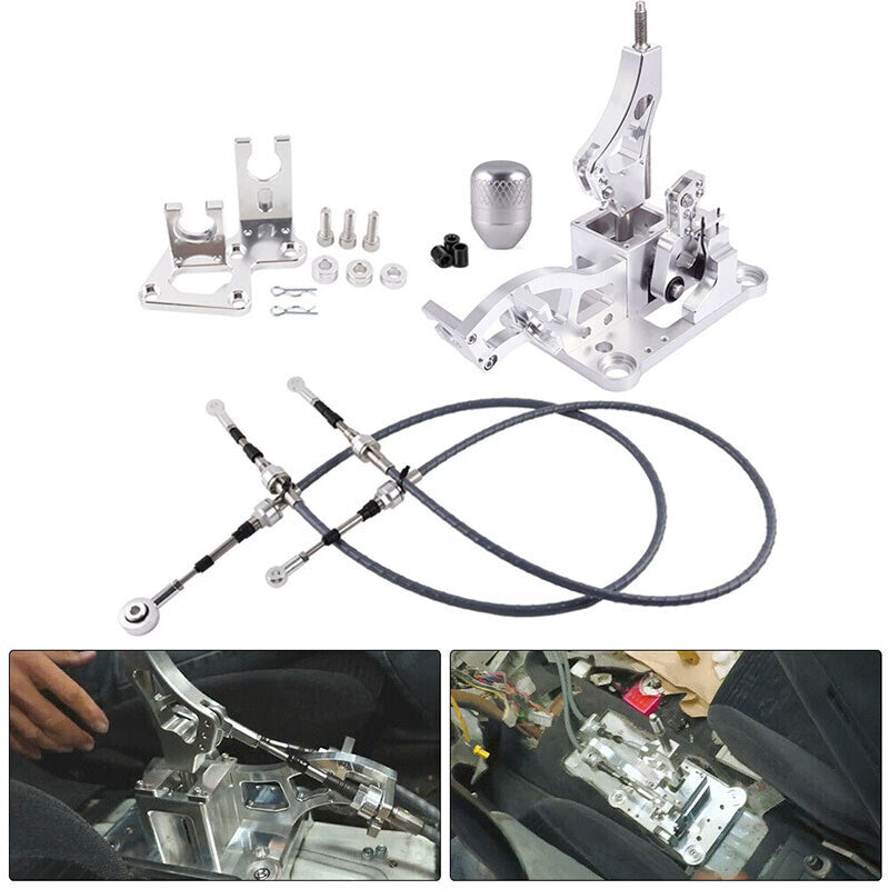 Fit For K24 K20 K Swap EG EK K-Series Civic CRX RSX Shifter Cables Trans Bracket
