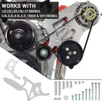 LS Engine Serpentine Alternator Bracket for Chevrolet LS1 LS2 LS3 LS6 LS7 Engine
