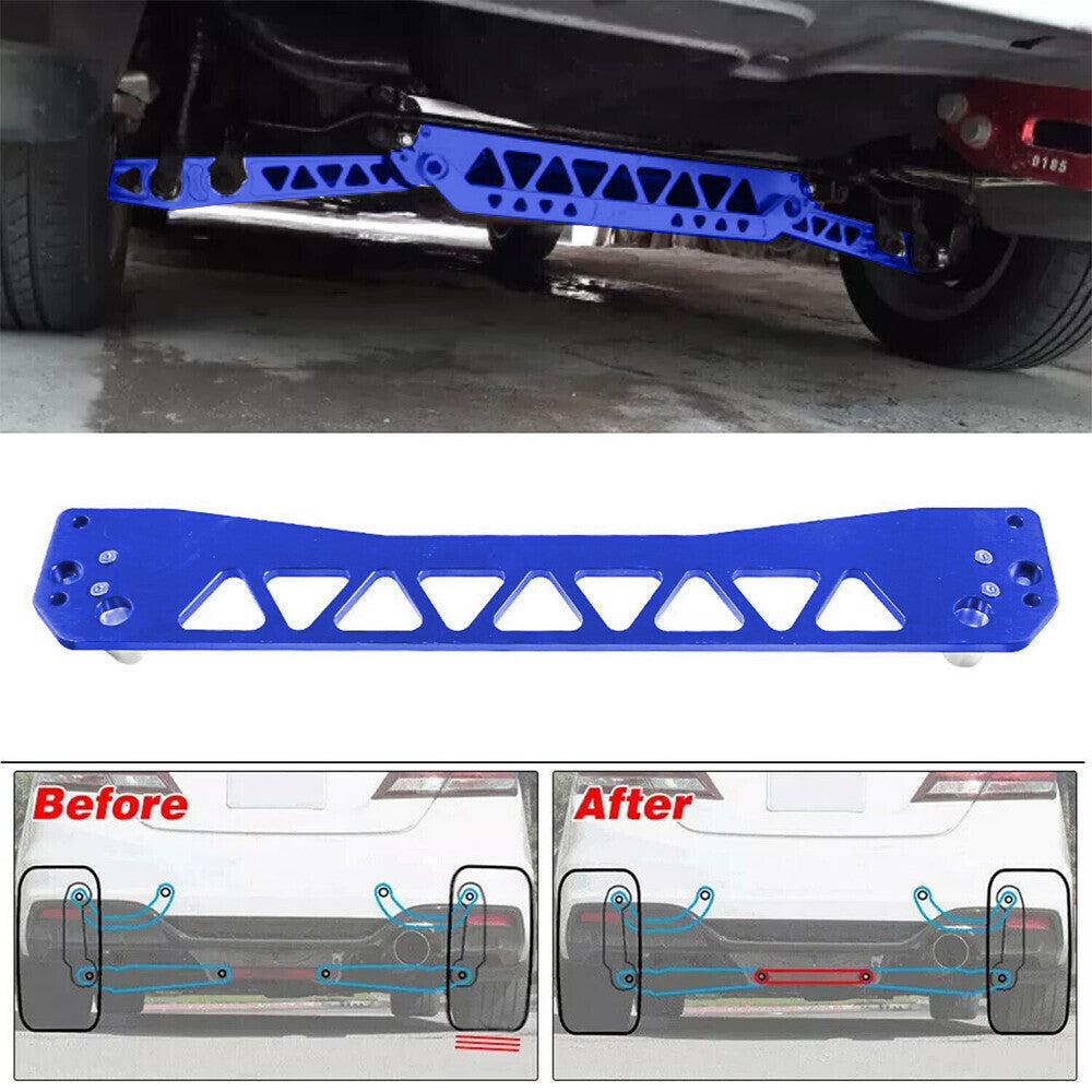 Rear Lower Subframe Brace Tie Bar Billet For 1996-00 Honda Civic EK Si DX