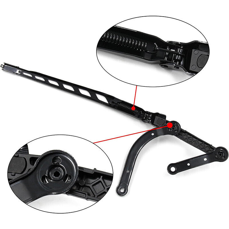 Right Windshield Wiper Arm for BMW 5 Series E60 E61 525i 525xi 528i 530i Black