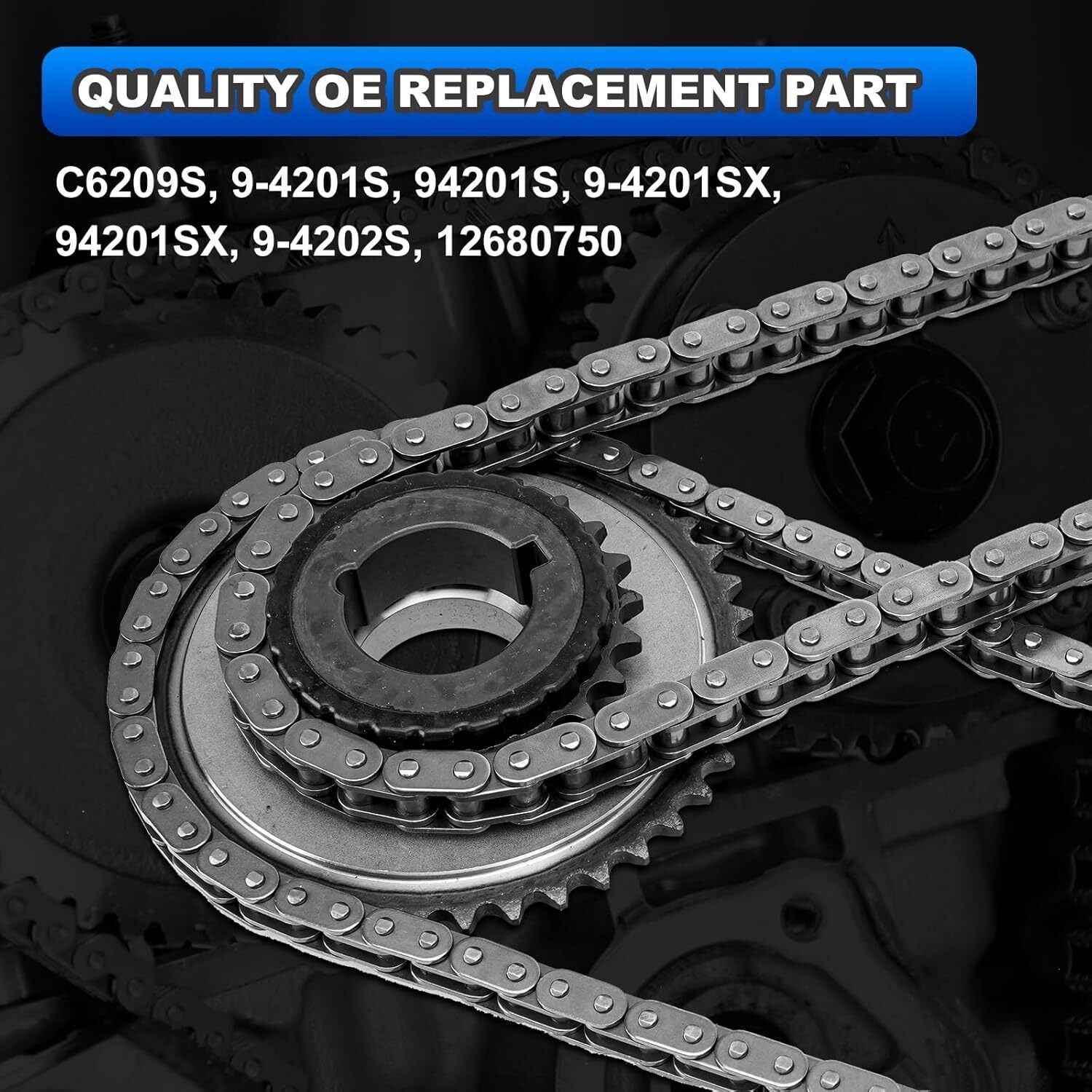 Timing Chain Kit for 08-13 Chevrolet Malibu 10-15 Equinox L4 2.4L 2.2L 2.0L DOHC