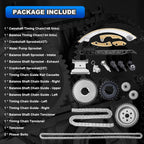 Timing Chain Kit for 08-13 Chevrolet Malibu 10-15 Equinox L4 2.4L 2.2L 2.0L DOHC