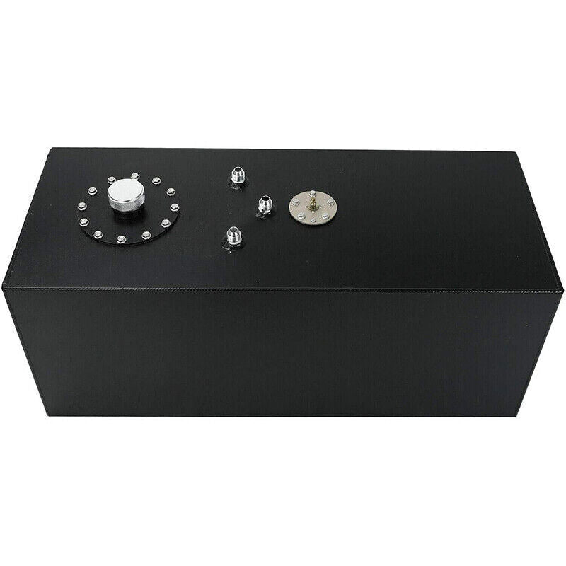 19 GALLON ALUMINUM LIGHTWEIGHT RACING FUEL CELL GAS TANK W/ CAP & LEVEL SENDER