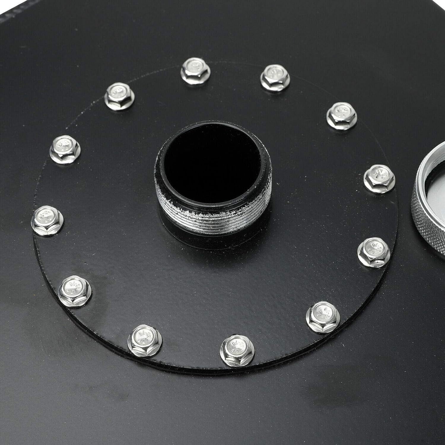 19 GALLON ALUMINUM LIGHTWEIGHT RACING FUEL CELL GAS TANK W/ CAP & LEVEL SENDER
