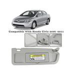 Car Sun Visor Covers For Honda Civic 2006-2011 Driver&Passenger Light Gray Pair