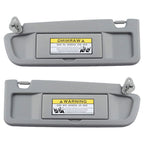 Car Sun Visor Covers For Honda Civic 2006-2011 Driver&Passenger Light Gray Pair