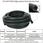25Ft 3/8'' LS SWAP Fuel Injection Line Kit Complete Conversion EFI FI Fitting US