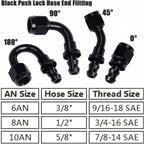 25Ft 3/8'' LS SWAP Fuel Injection Line Kit Complete Conversion EFI FI Fitting US