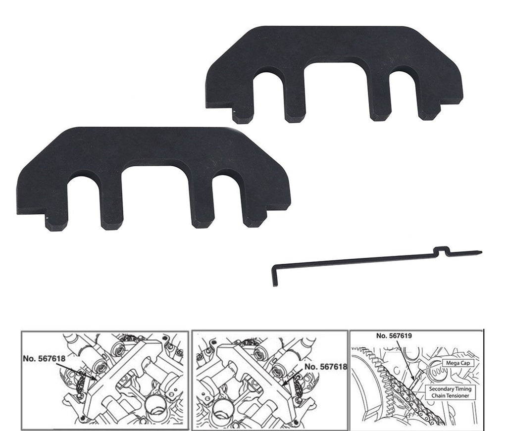 Camshaft Holding Tool Timing Alignment Holder Tool Kit Fit for Ford 3.5L 3.7L 4V