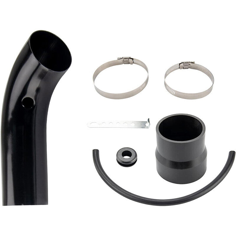 Black 3" Cold Air Intake Filter Induction Kit Pipe Power Flow Hose System US New