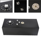 19 GALLON/72L ALUMINUM LIGHT SLIM FUEL/GAS TANK CELL+LEVEL SENDER+NECK TOP-FEED