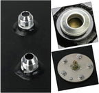 19 GALLON/72L ALUMINUM LIGHT SLIM FUEL/GAS TANK CELL+LEVEL SENDER+NECK TOP-FEED