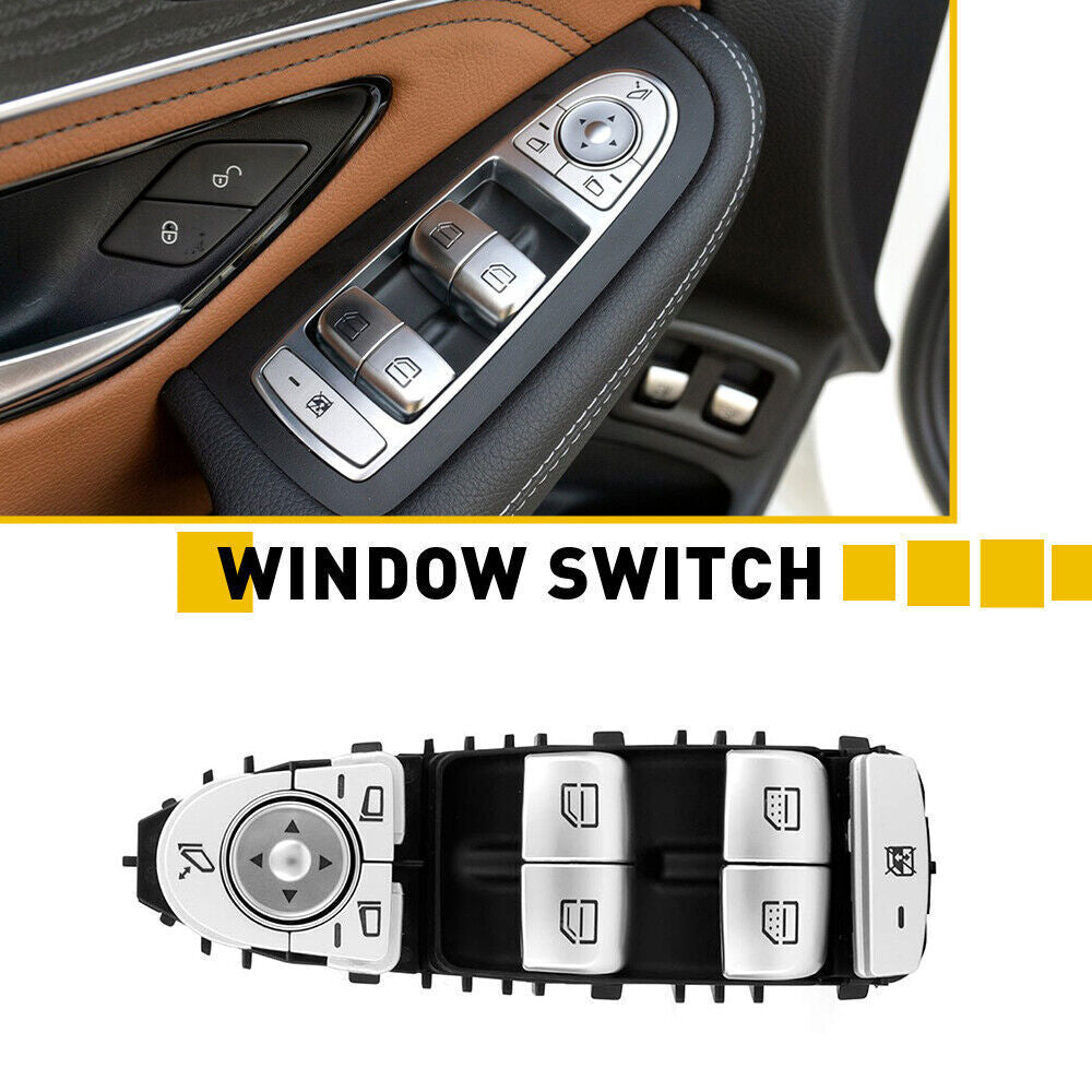 Front Master Power Window Switch For Mercedes Benz C300 Sedan GLC300 2015-2020