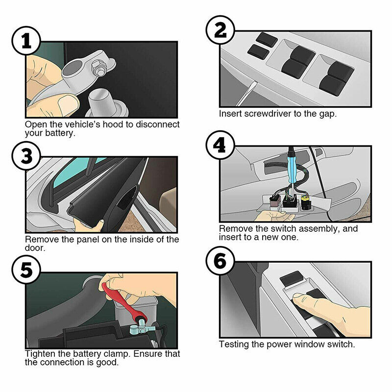 Front Master Power Window Switch For Mercedes Benz C300 Sedan GLC300 2015-2020