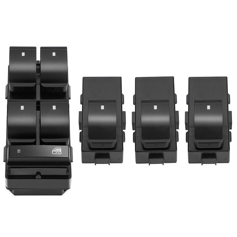 4x Window Switch for 2007-2014 Chevy Silverado 1500 2500 HD 3500 HD GMC Sierra