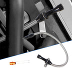 Transmission Dipstick Stainless Braided Hose for Chevy GM TH350 TH-400 700R4 SBC