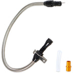 Transmission Dipstick Stainless Braided Hose for Chevy GM TH350 TH-400 700R4 SBC
