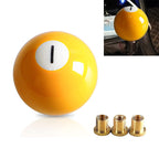 #1 One Pool Billiard Ball custom Gear Shifter Shift Knob car lever Black Truck