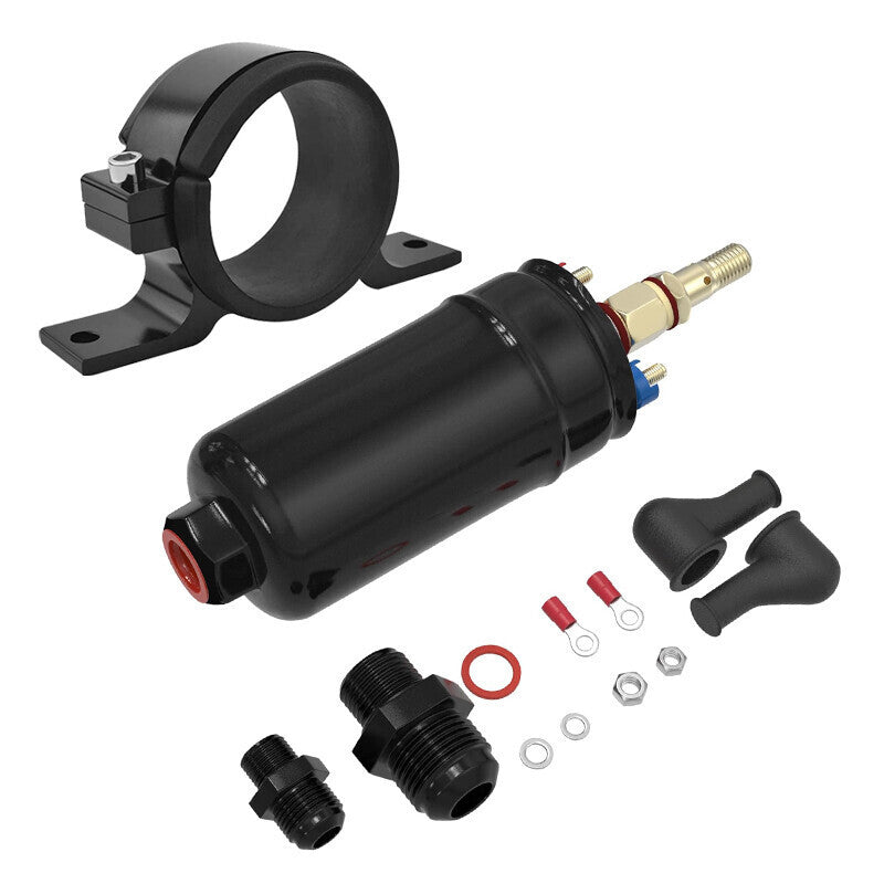 300LPH External Inline Fuel Pump 0580254044 Replace With Mount Bracket US STOCK