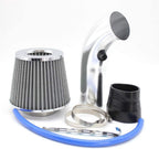 Car Cold Air Intake Filter Induction Kit 3" Pipe Aluminum Power Flow Hose System