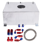 20 Gallon Light Weight Fuel Cell Racing Drift Gas Tank + 12ft Fuel Line Kit