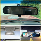Universal Car Interior 10" Rearview Rear View Mirror Wide-angle Inside Truck NEW