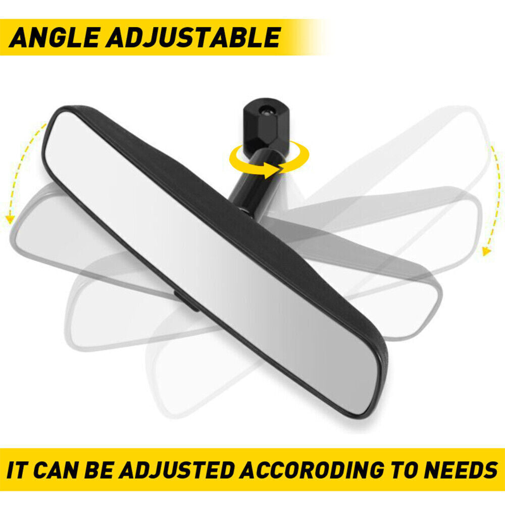 Universal Car Interior 10" Rearview Rear View Mirror Wide-angle Inside Truck NEW