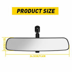 Universal Car Interior 10" Rearview Rear View Mirror Wide-angle Inside Truck NEW