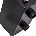 AN10 Inlet Oil Catch Can Reservoir Tank Dual Breather Filter Baffled Tank Kit