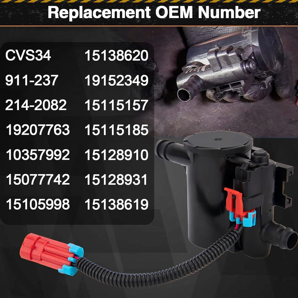 For Chevrolet Silverado GMC 1500 2500 EVAP Vapor Canister Vent Solenoid Valve US