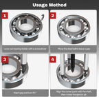 21 in 1 Bearing Puller Set Multifunctional Bearing Removal Tool Three-Jaw Puller