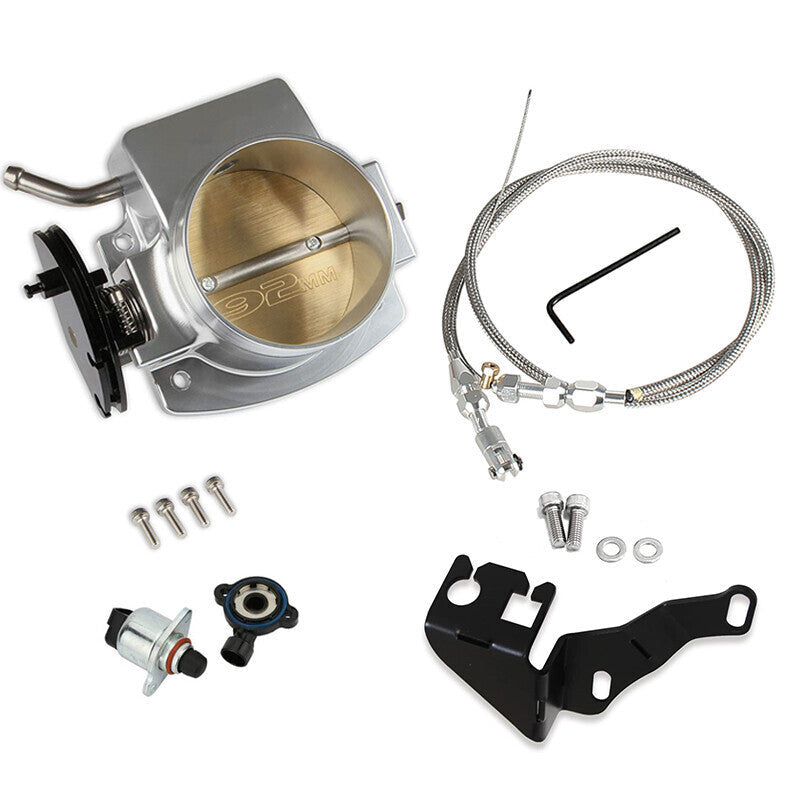 New 92mm Throttle Body & TPS IAC Throttle Cable Bracket for LSX LS LS1 LS2 LS7