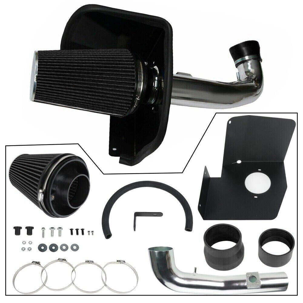 Cold Air Intake System Kit For 09-14 Cadillac Escalade Chevy Silverado 5.3L/6.0L