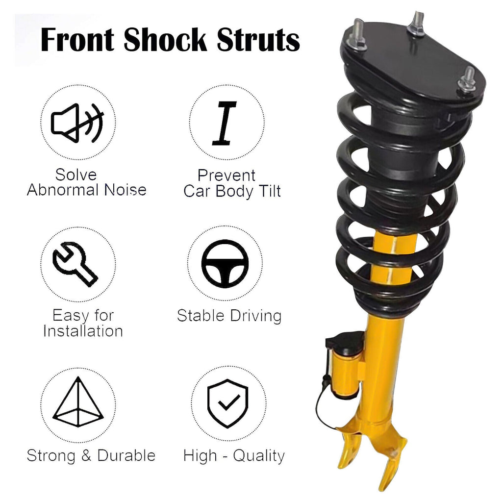 2x Front Shock Struts w/Electric For Jeep Grand Cherokee Overland SRT8 2012-2015