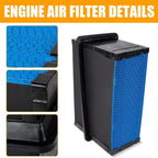 4 Pcs P621725 Engine Air Filter For Kenworth T680 T880 & Peterbilt 567 579 Truck