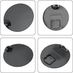 Gas Tank Door Cover Cap for Ford F150 2004-2008 4L3Z-99405A26-EAA Black