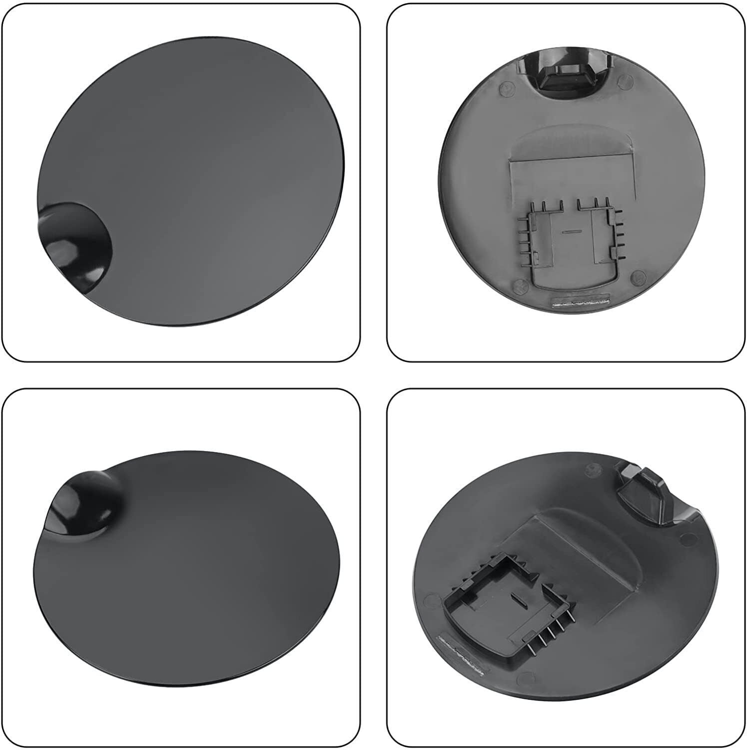 Gas Tank Door Cover Cap for Ford F150 2004-2008 4L3Z-99405A26-EAA Black
