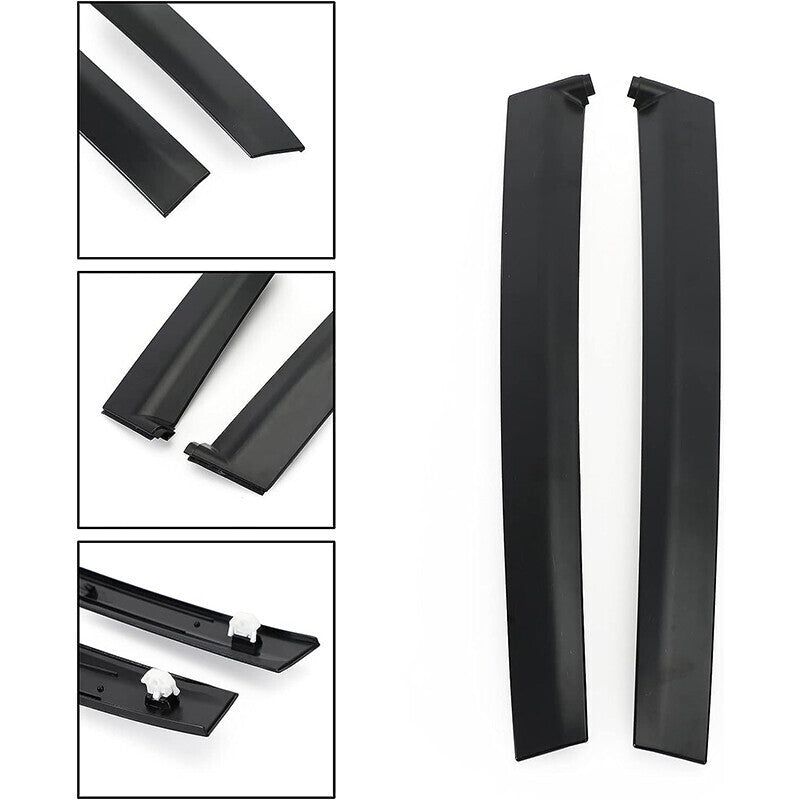 New Left&Right Side Door Garnish Trim Pillar Sash For 1992-1995 Honda Civic US